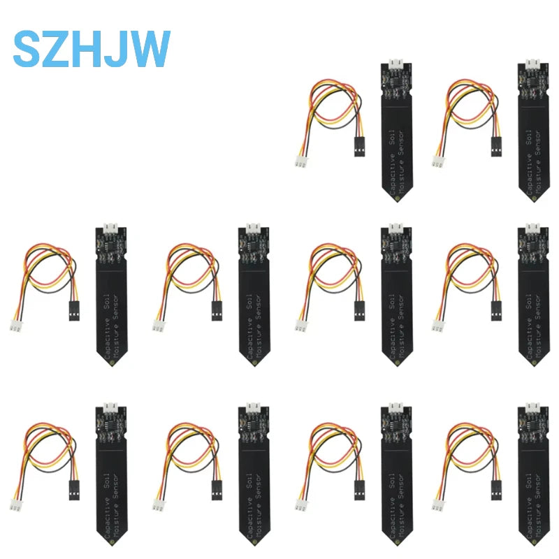 1/5/10pcs Capacitive Soil Moisture Sensor Corrosion Resistant for Arduino Moisture Detection Garden Watering DIY