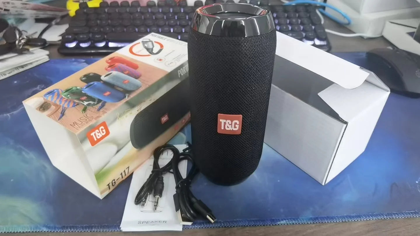 USA Shipped TG117 Portable Bluetooth Speaker 24h Shipping US Warehouse Waterproof Wireless Speaker Mini Outdoor Music Subwoofer