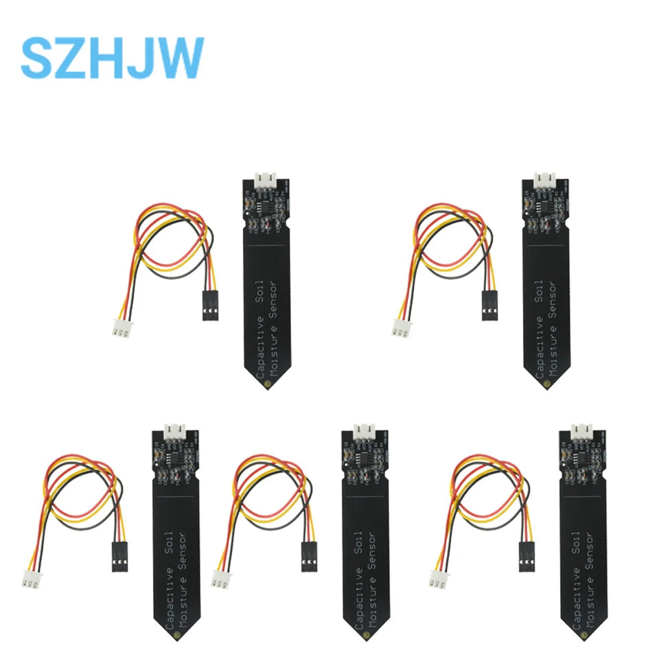 1/5/10pcs Capacitive Soil Moisture Sensor Corrosion Resistant for Arduino Moisture Detection Garden Watering DIY
