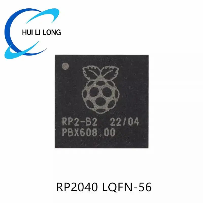 RP2040 LQFN-56 QFN-56 Raspberry Pi (raspberry pie) ARM Cortex-M0 133MHz RAM: 264KB MCU MCU/MPU/SOC Microcontroller IC Chip
