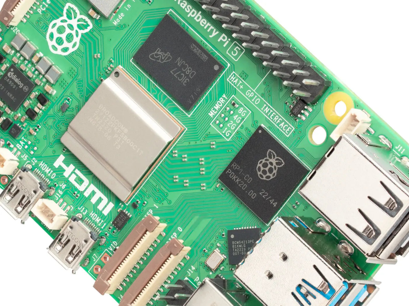 Official Original Raspberry Pi 5 Cortex-A76 Linux 4GB 8GB Arm Board Python programlama PCIe Gigabit Ethernet USB3.0