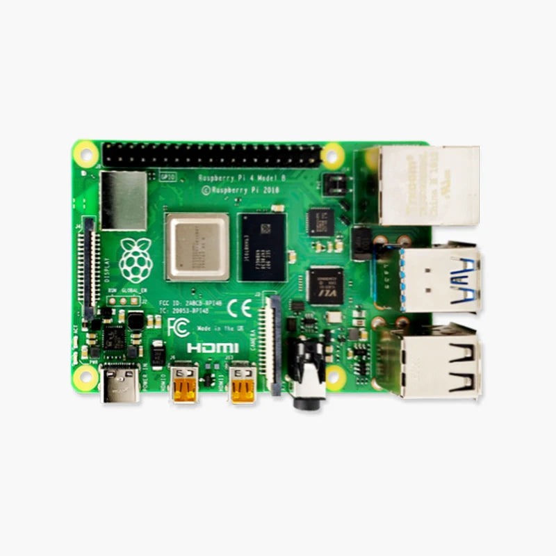 Raspberry Pi 4 Model B (4B), Available with 1GB / 2GB / 4GB / 8GB RAM, Quad-Core CPU, 1.5GHz Clock Speed, Optional Kit