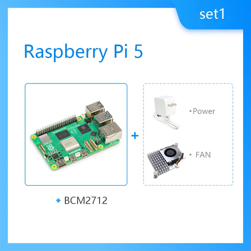 Official Original Raspberry Pi 5 Cortex-A76 Linux 4GB 8GB Arm Board Python programlama PCIe Gigabit Ethernet USB3.0