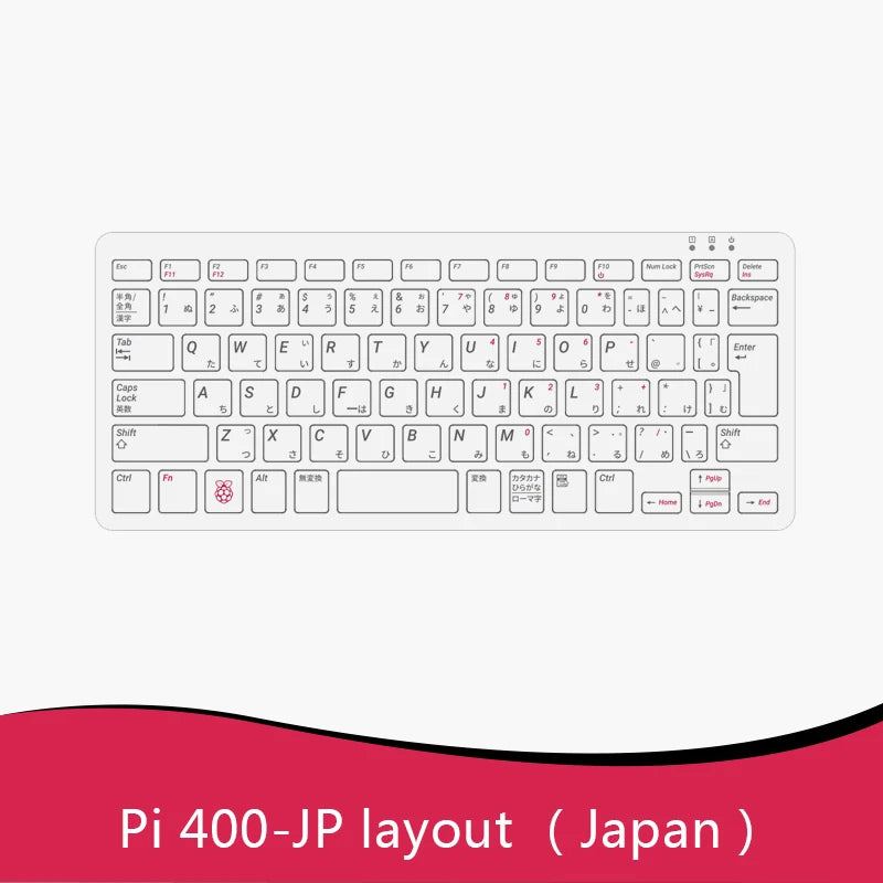 Raspberry Pi 400 Personal Computer,Quad-core 64-bit Processor 4GB RAM, WiFi Dual-display Output For 4K